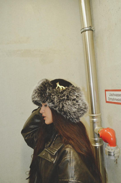 Masq Ushanka and pin.